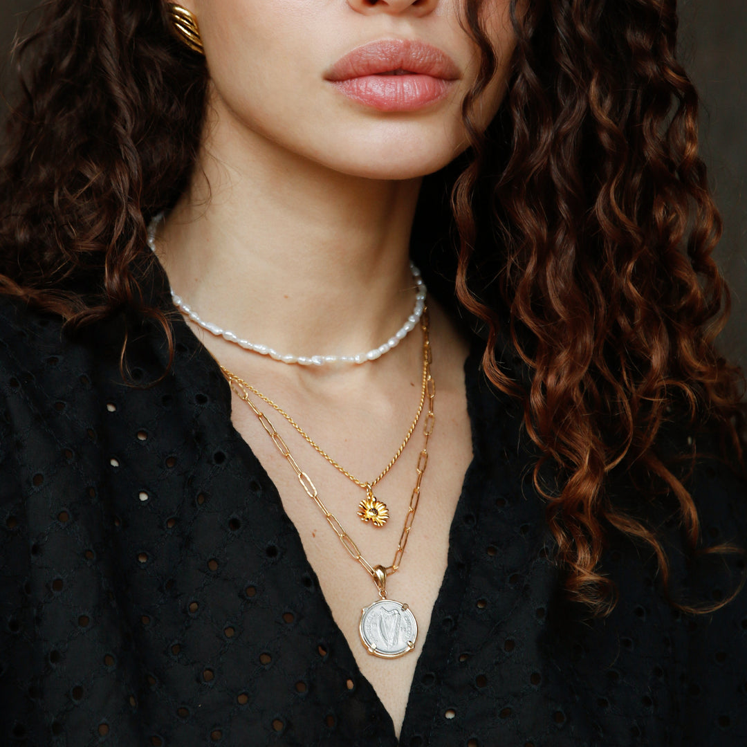 Naszyjnik choker z pereł